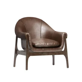 Indio wood accent chair in haze